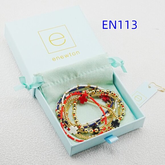 Enewton Red & Black Bracelet Set - Picture 3 of 7